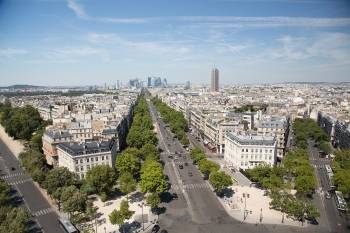 Sur l'avenue de la Grande Armée, pas moins de neuf actifs ont été pastillés par la Ville de Paris. 